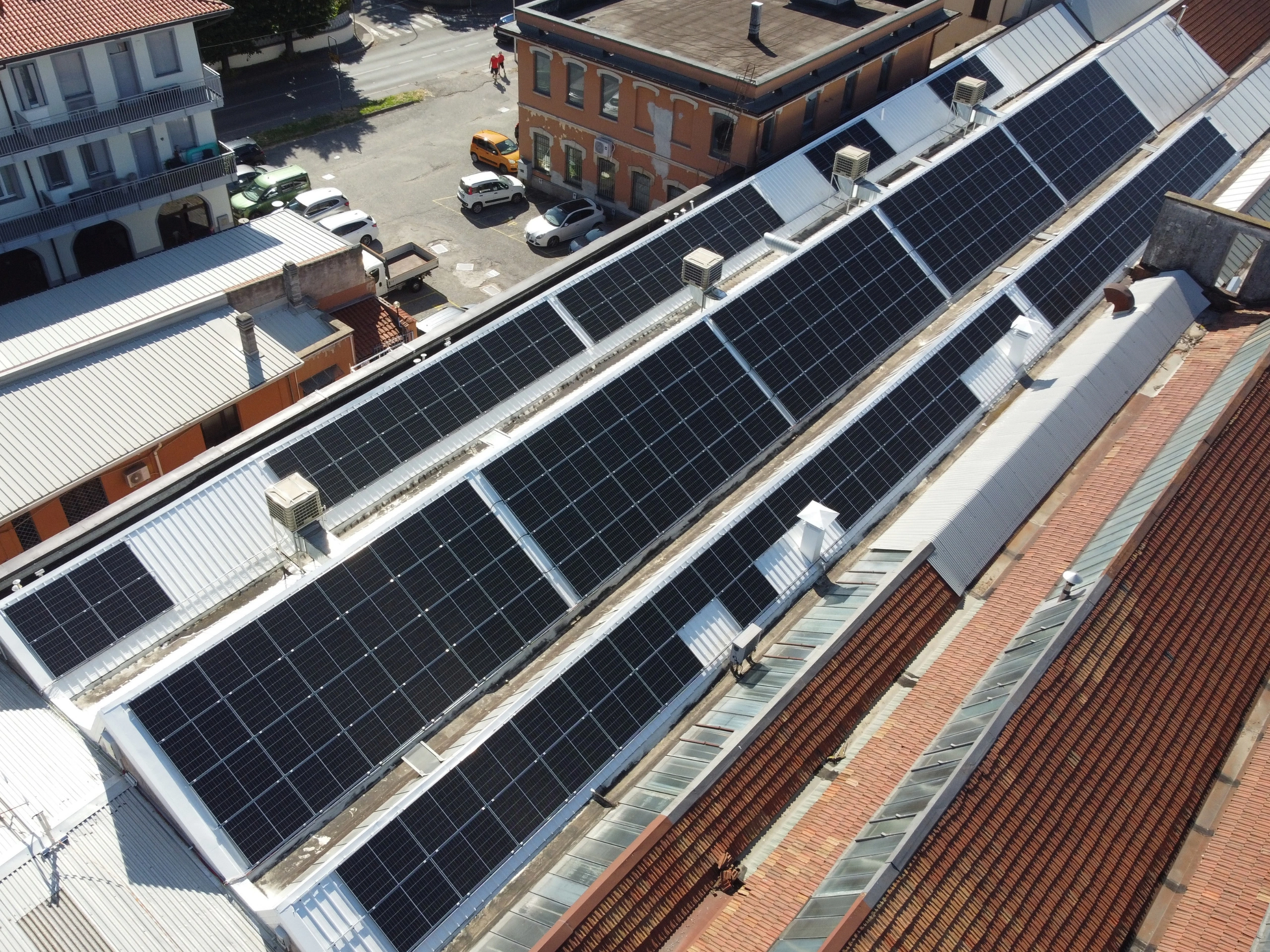 Impianto fotovoltaico azienda Arconate