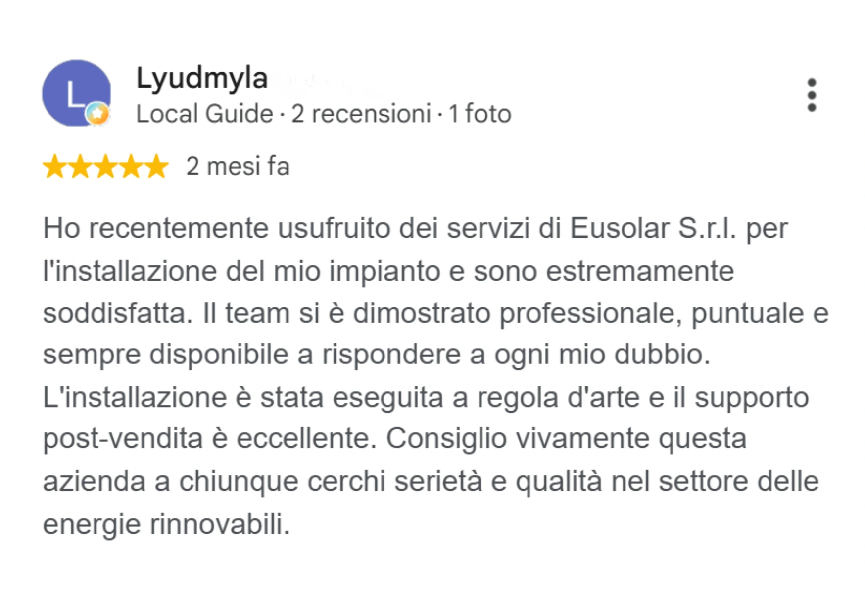 Recensione 1